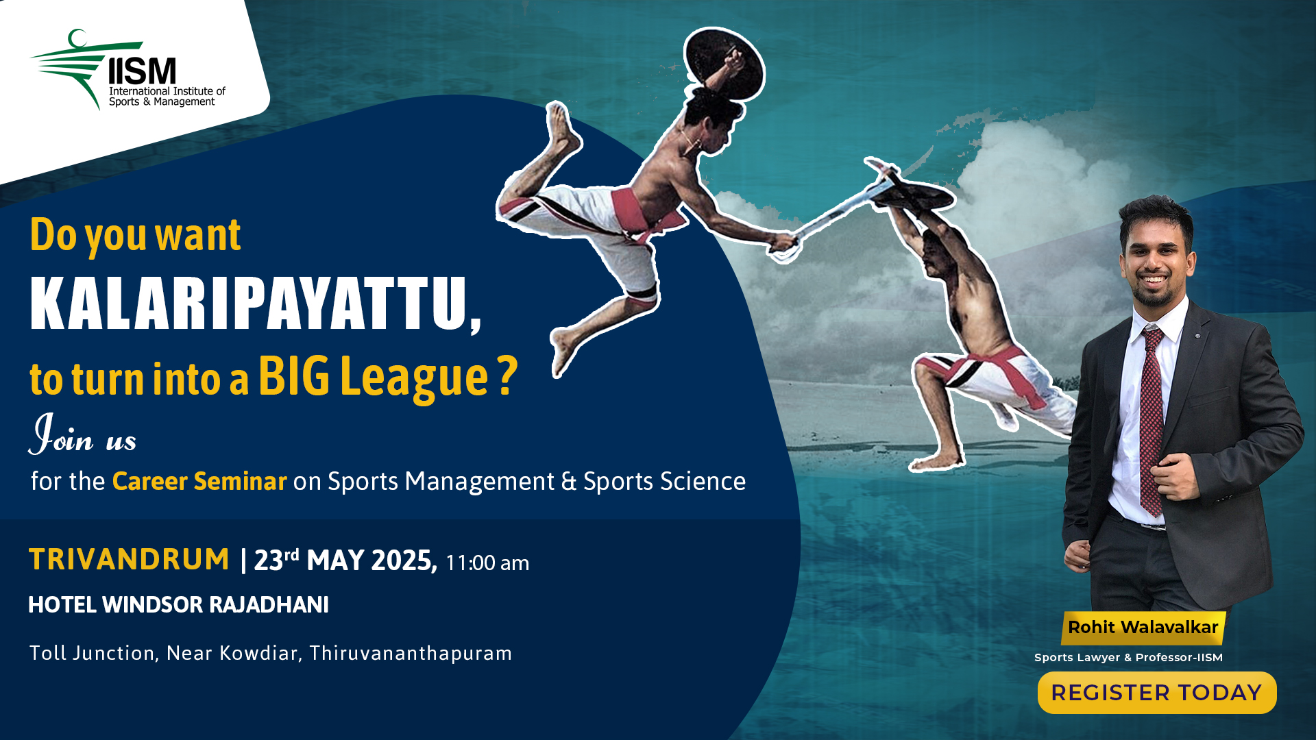 Career Seminar on Sports Management & Sports Science in Trivandrum!