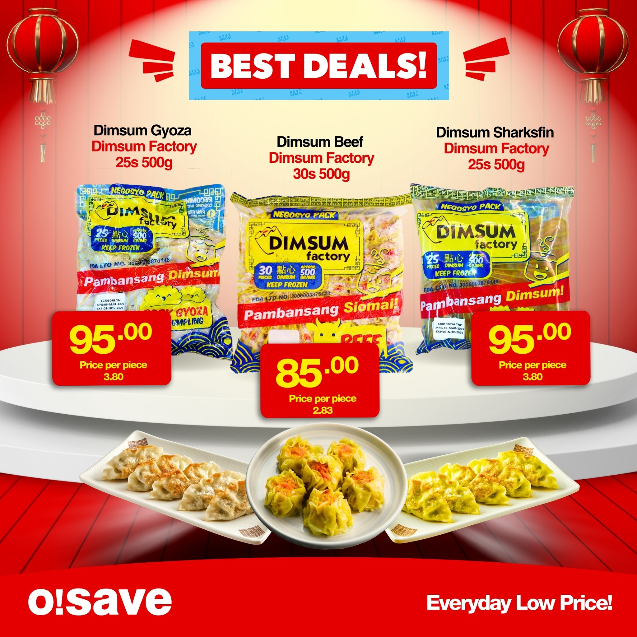 OSave - 🥟 Dimsum Sharksfin Dimsum Factory 25s 500g – ₱95.00 🥟 Dimsum ...