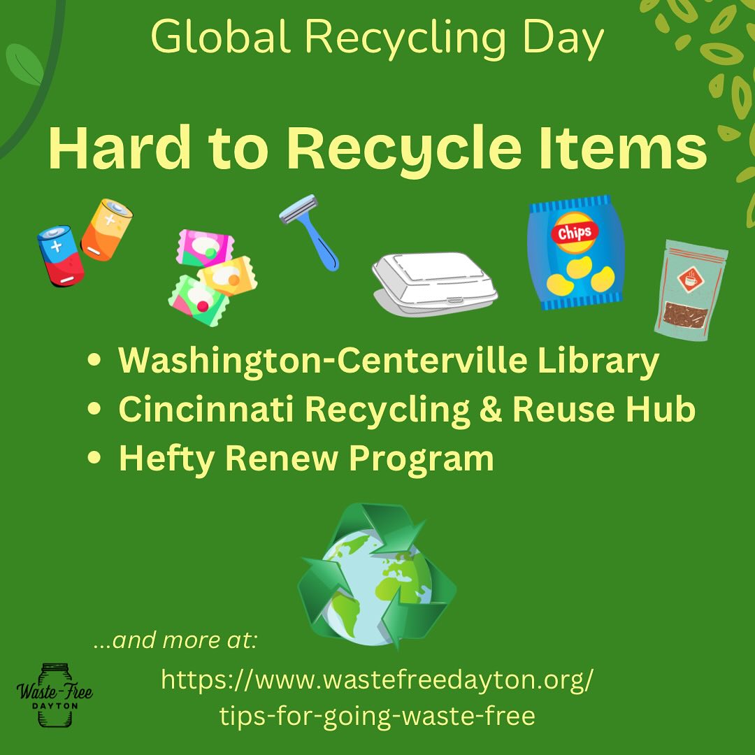 Today is #GlobalRecyclingDay, so it’s... - Waste-Free Dayton | Facebook