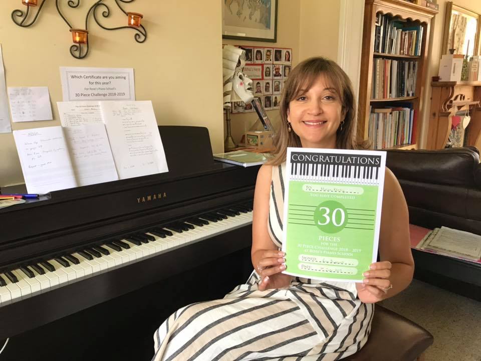 Congratulations to Maria for... - Rose’s Piano School