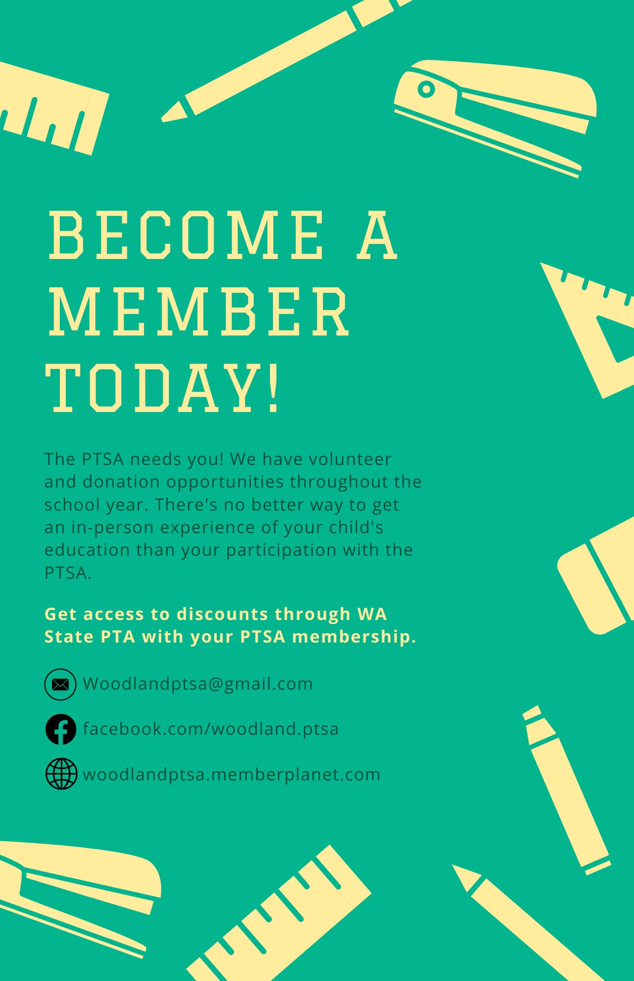 Woodland PTSA - Membership for the 2023-2024 school year... | Facebook