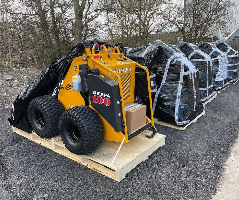 New batch of our machines arriving... - SHERPA mini-loaders | Facebook