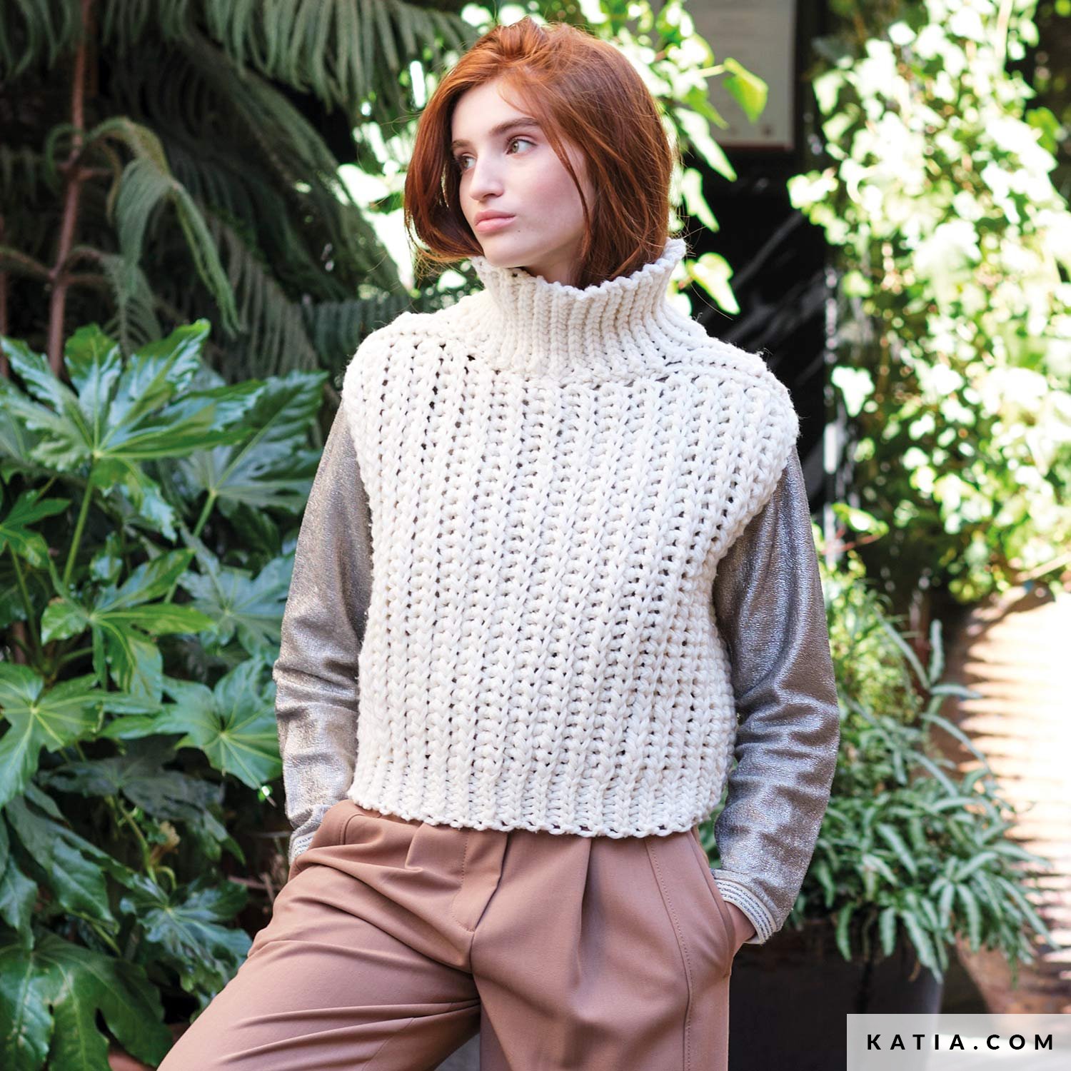 Wear 100% Spanish Merino wool with the patterns in our Katia 