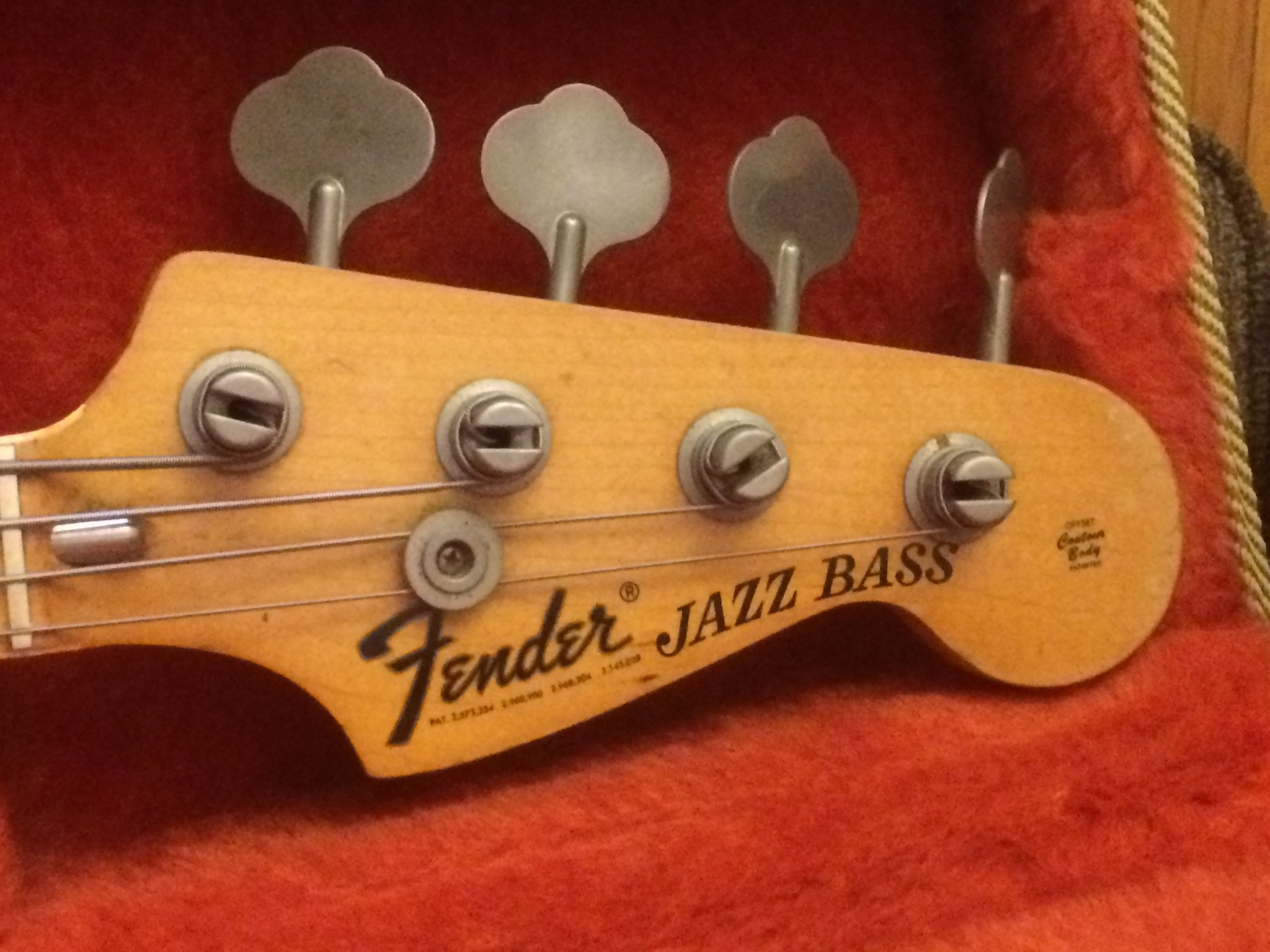 1976 with my 1974 Fender Jazz bass