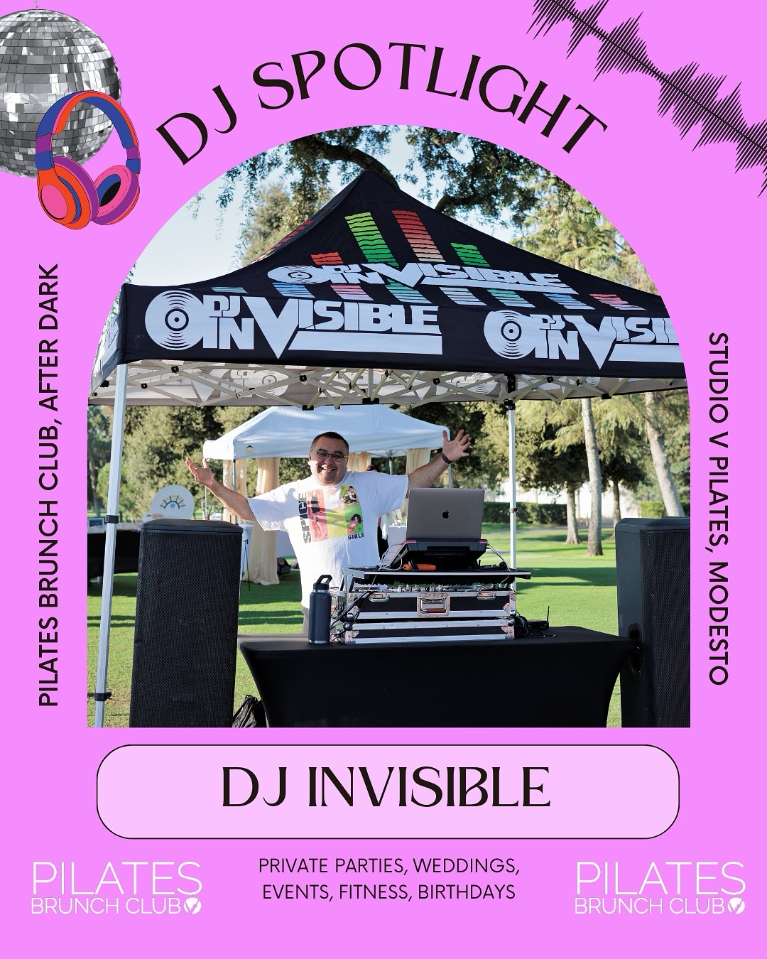🎶 Meet DJ Invisible – The Man Behind... - Pilates Brunch Club | Facebook
