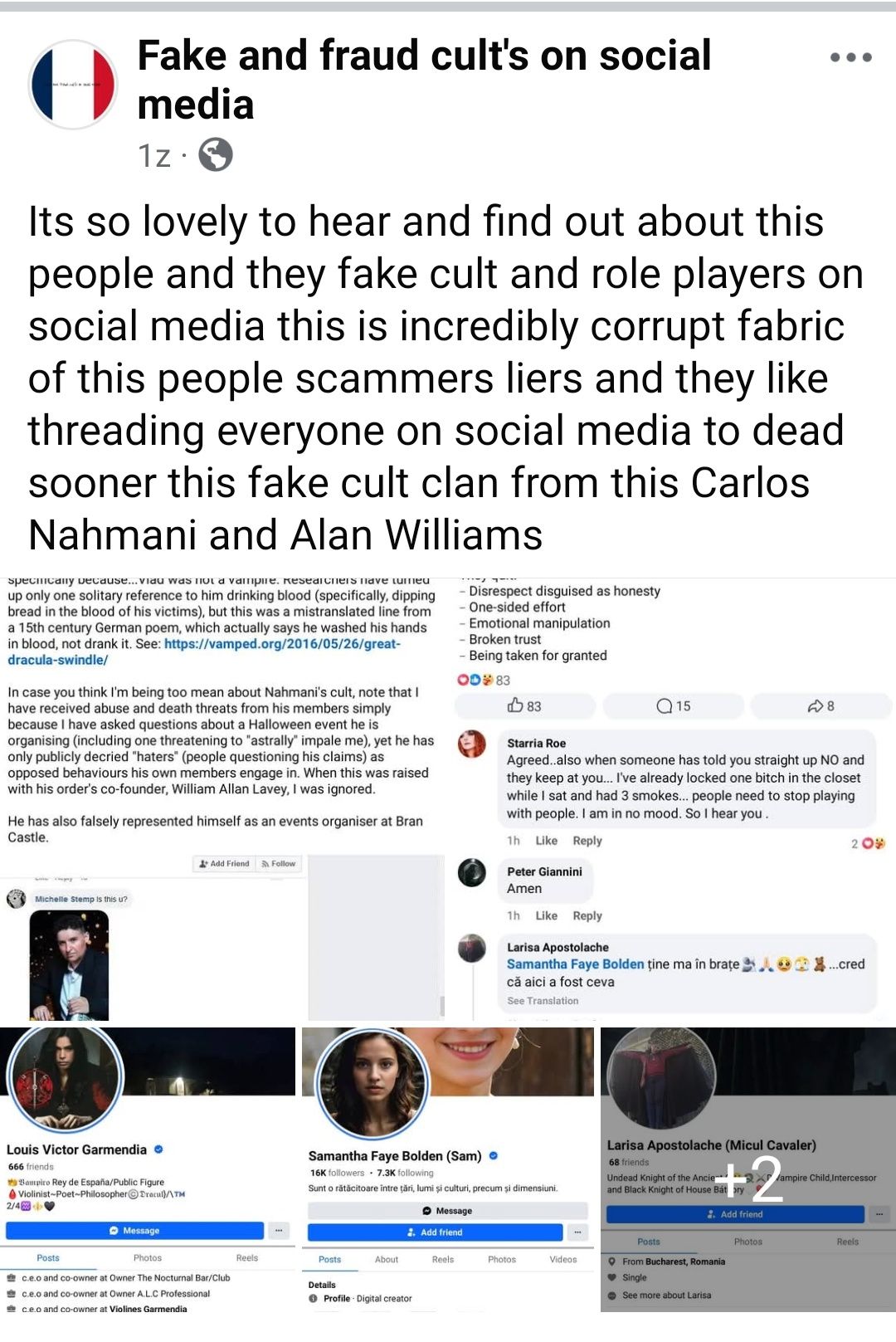 Aha. I'm accused that my account is... - Samantha Faye Bolden | Facebook