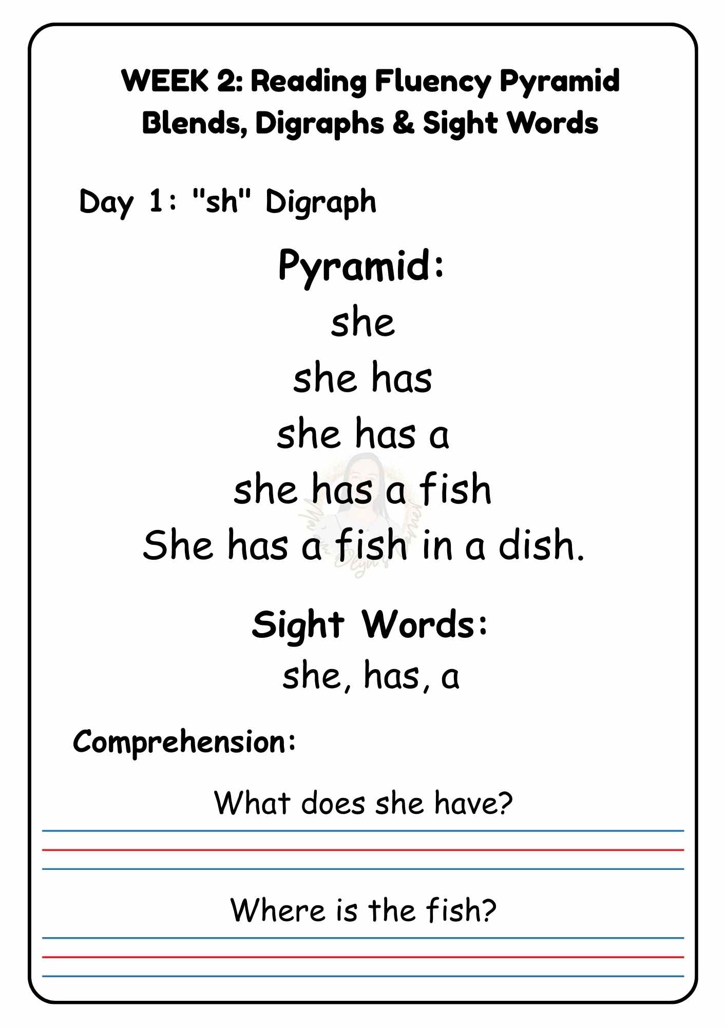 🌟 WEEK 2: Reading Fluency Pyramid –... - Ma'am Olyn's Corner | Facebook