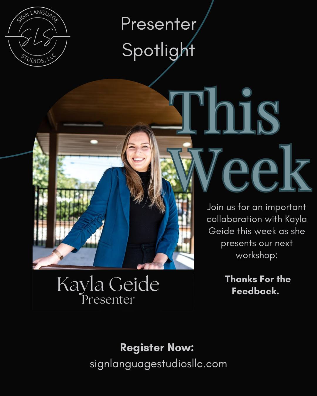 🔦 Presenter Spotlight: Kayla... - Sign Language Studios LLC | Facebook