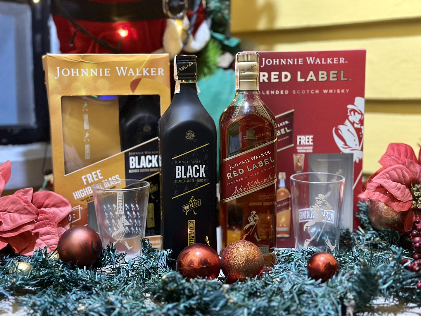 Last - Celebrate Christmas in Black and Red. Avail our Johnnie 