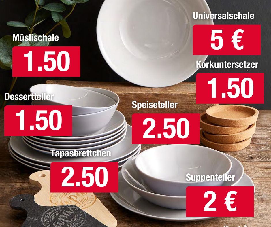 Entdecke unsere robuste und stilvolle Geschirrkollektion! 🍽 Unser bruchfestes weißes Geschirr ist nicht nur praktisch, sondern auch ästhetisch ansprechend. Kombiniere es mit unseren passenden Tappasb