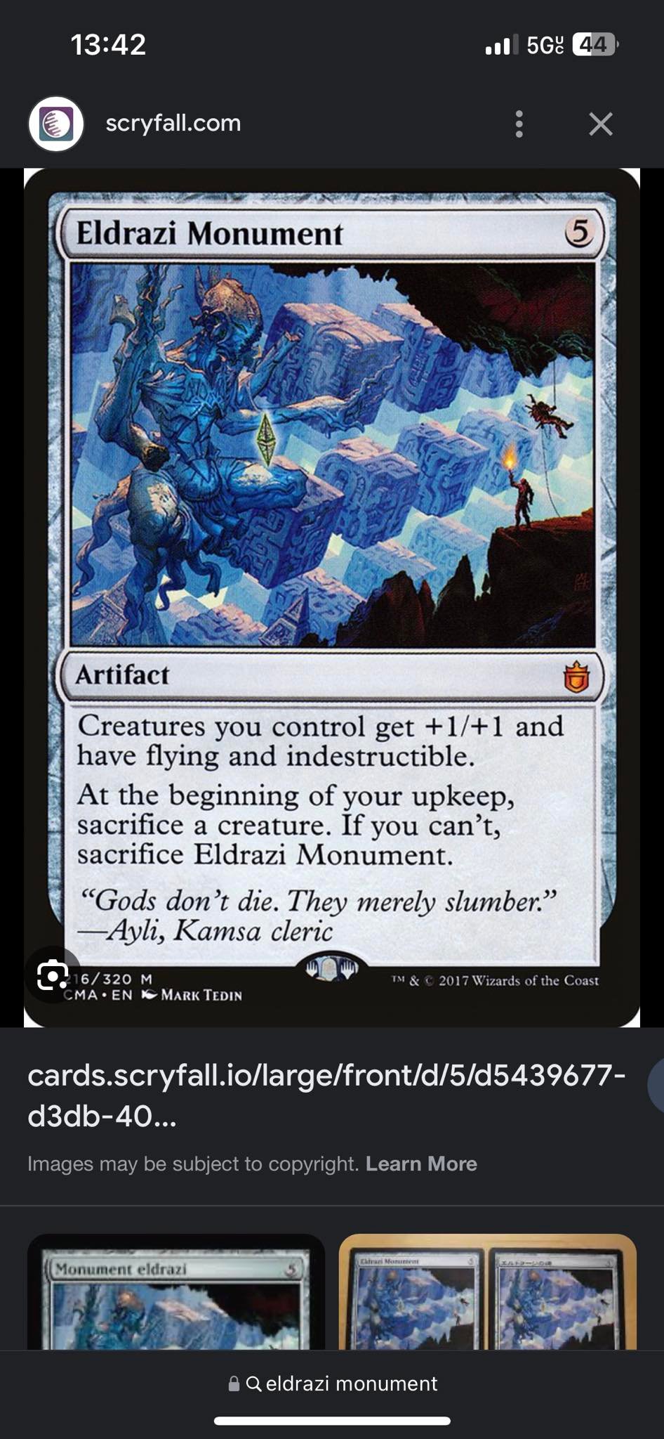 mtg monument cards to Perfection (Extended Art) [Phyrexia: All Will Be One] Create a 5/5 green Elephant creature token Oketra's Monument