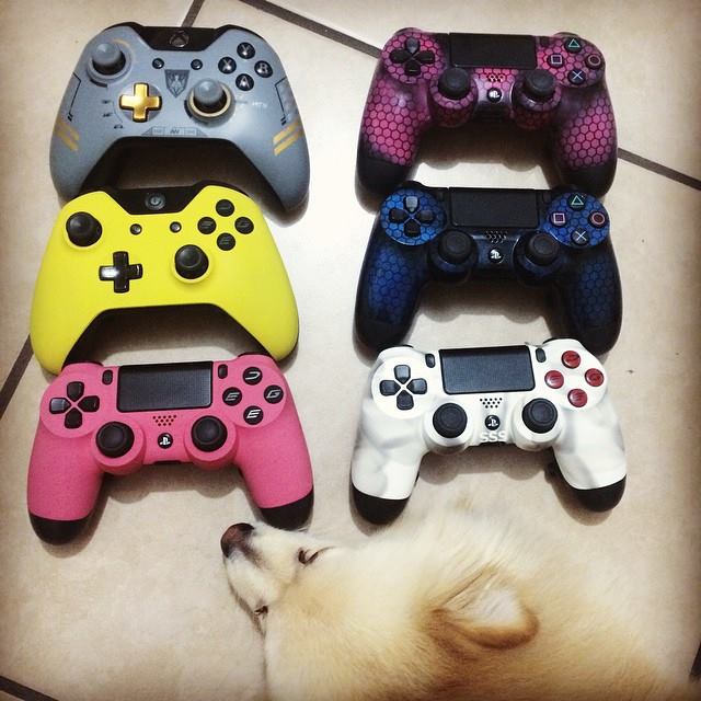 SSSniperWolf - My custom controllers from @imaginecustoms You can make ...