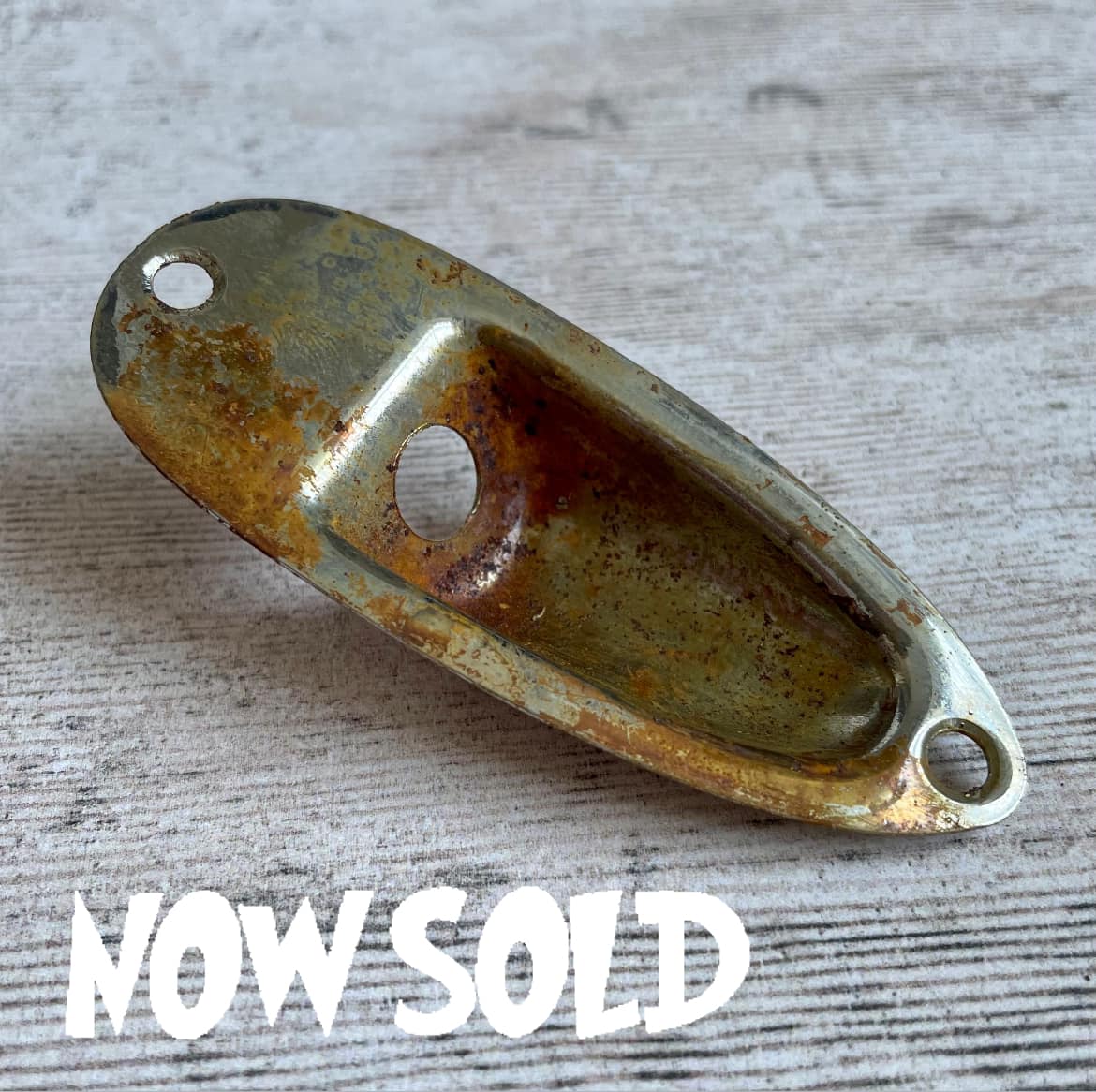 SOLD - Aged/reliced recessed... - Black Rock Guitar Parts