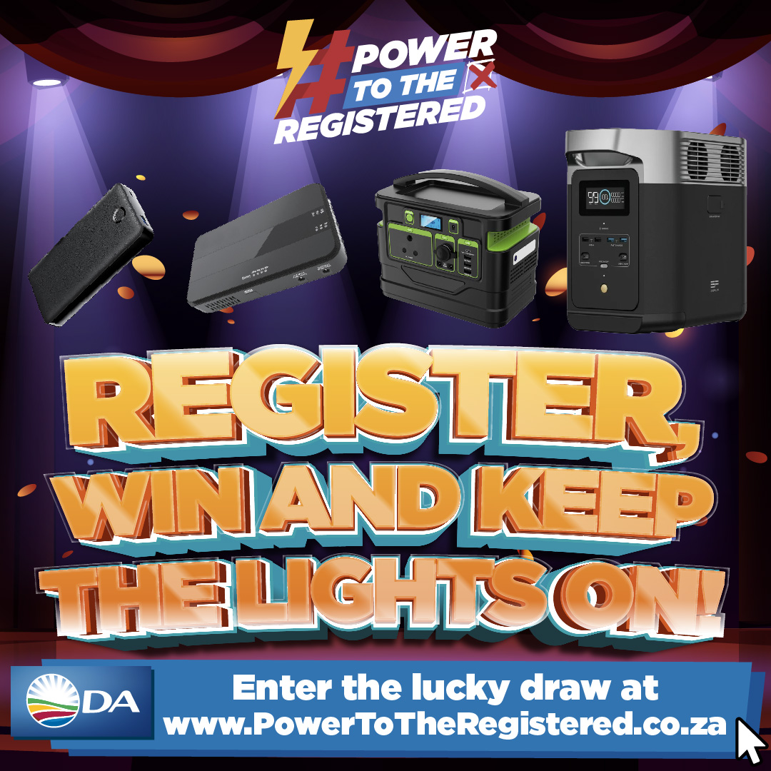 🗳️ Register to win and keep your... - Democratic Alliance