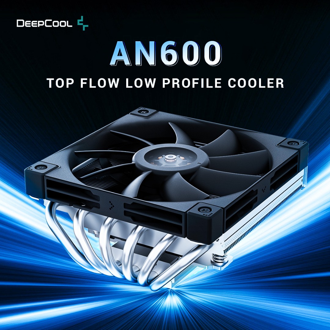 Introducing DeepCool #AN600 low-profile CPU cooler, everything is just right👌 For more info, link in bio🔗 #deepcool #fps #gamingpc #gamerlife #esports #cpucooler #lga1700 #am4 #am5