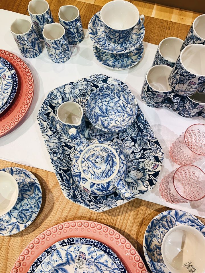 Burleigh バーレイ シャーロット　プレート　ハロッズ Harrods キッチン・食器 Burleigh バーレイ シャーロット プレート ハロッズ