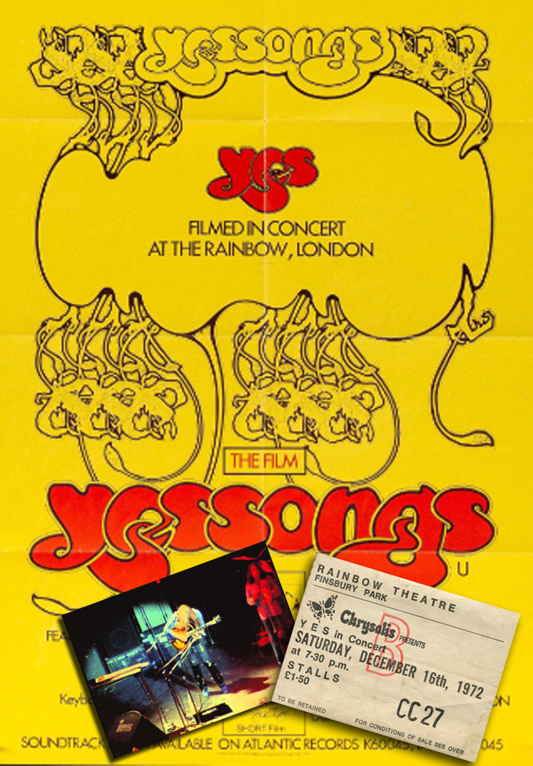 Yes Live Album Release: 1972 Rainbow Theater Show