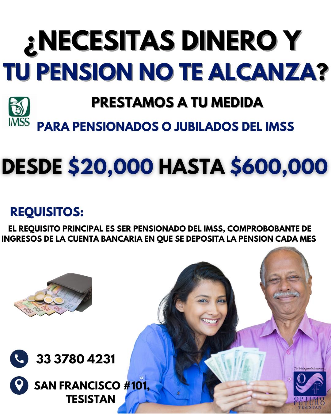 Optimo - ¿Eres pensionado o jubilado del IMSS y tu pensión no te ...