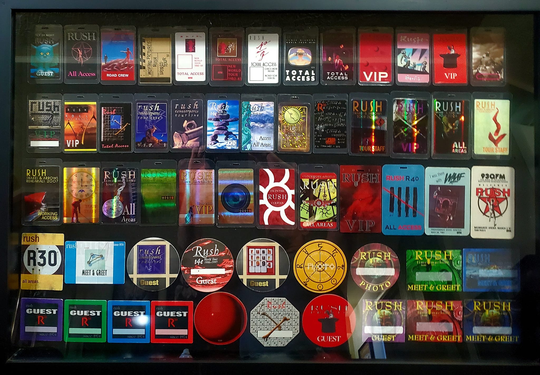 My backstage pass collection.