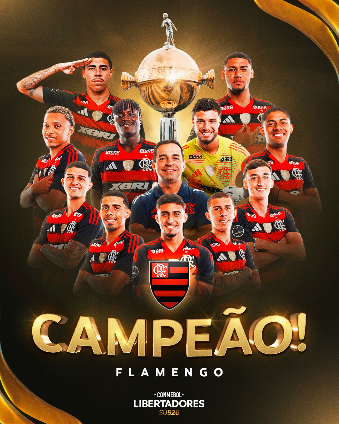 CONMEBOL Libertadores Sub 20 - 🤩🔴⚫ Aqui está o campeão! Pelo segundo ...