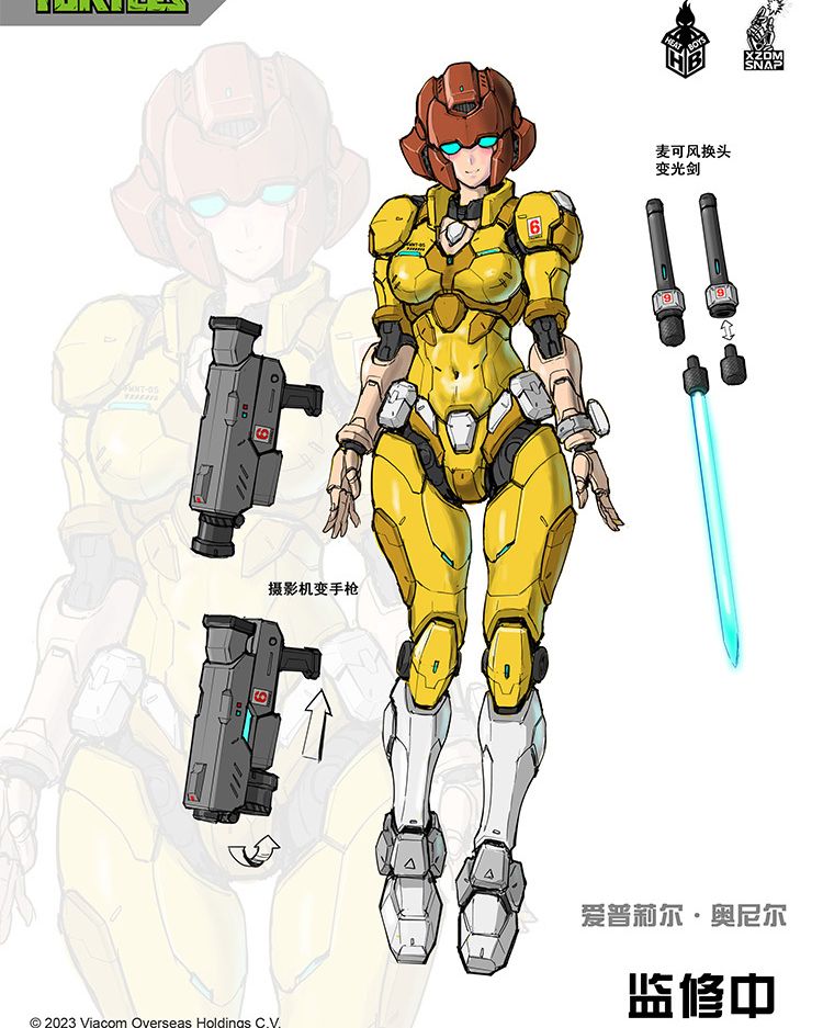 Tokullectibles - Here is Heatboys’ vision for a mecha April O’Neill! # ...