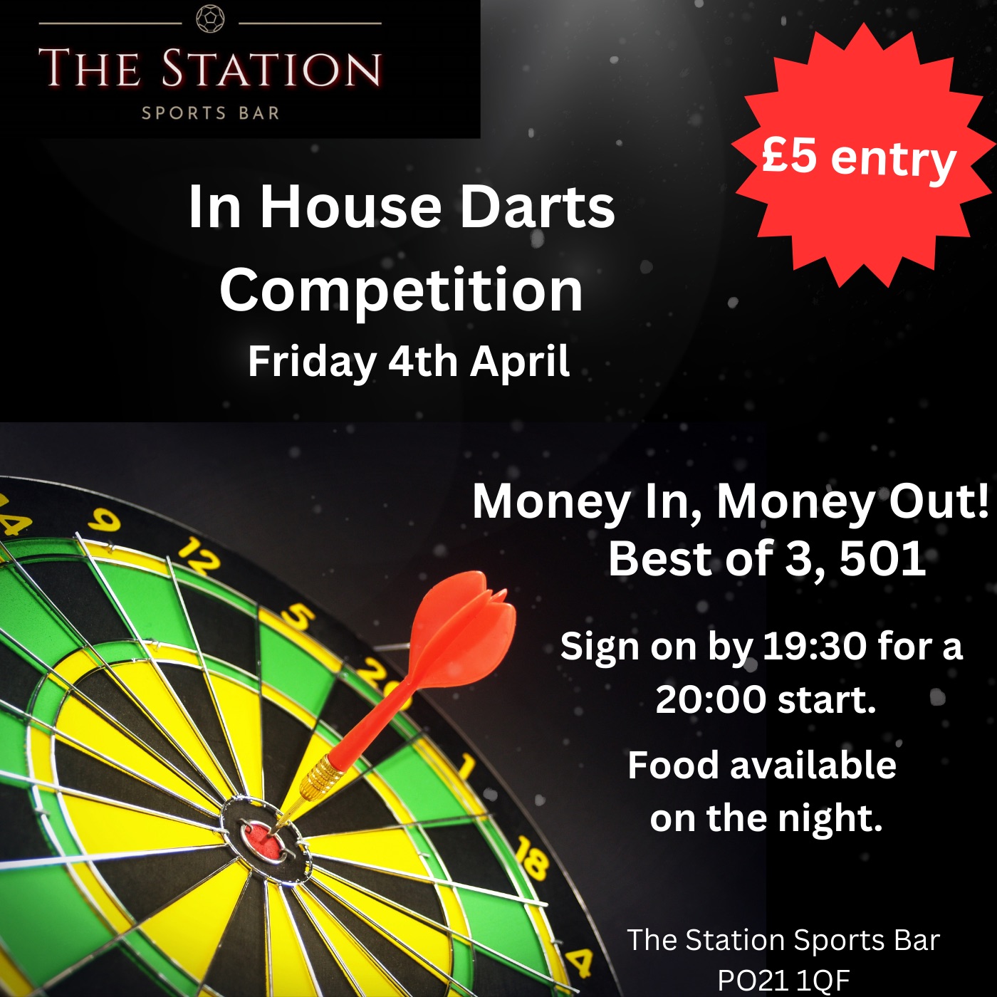 The Station’s Darts Competition