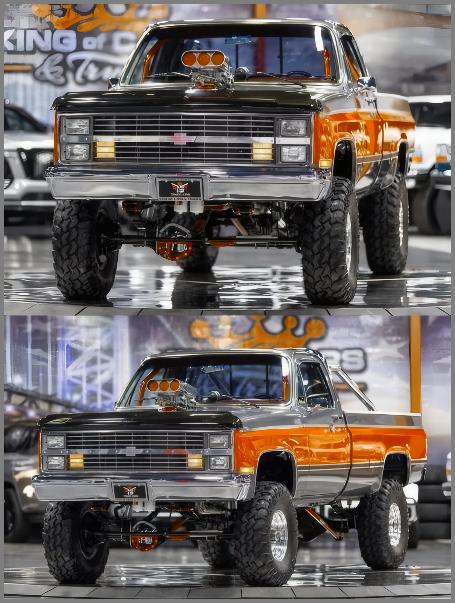 1980 Chevrolet K10 Silverado is a short-bed 4×4 pickup that was
