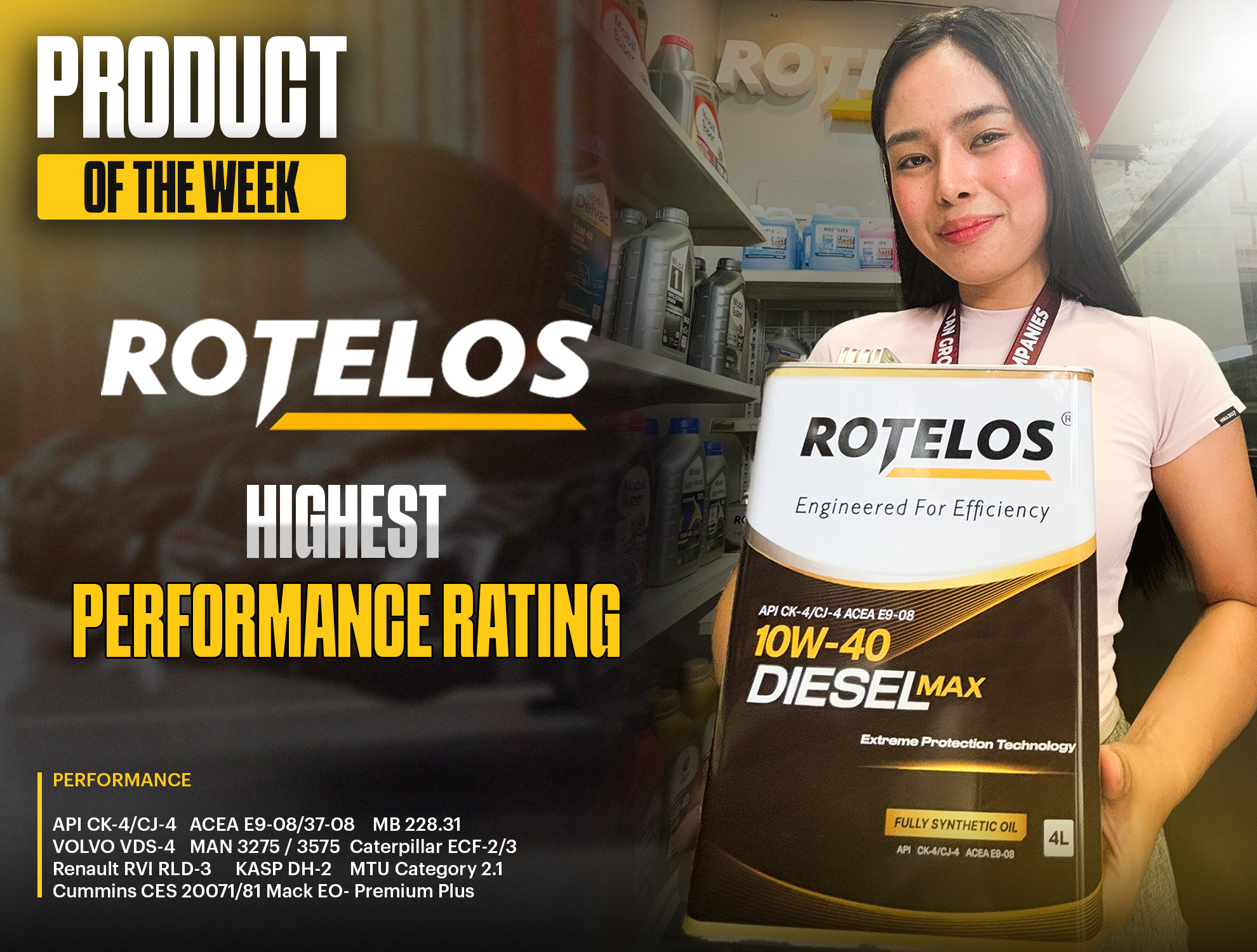 RTS - 🔥 ROTELOS 10W-40 DIESEL MAX – Engineered for Efficiency & Extreme ...