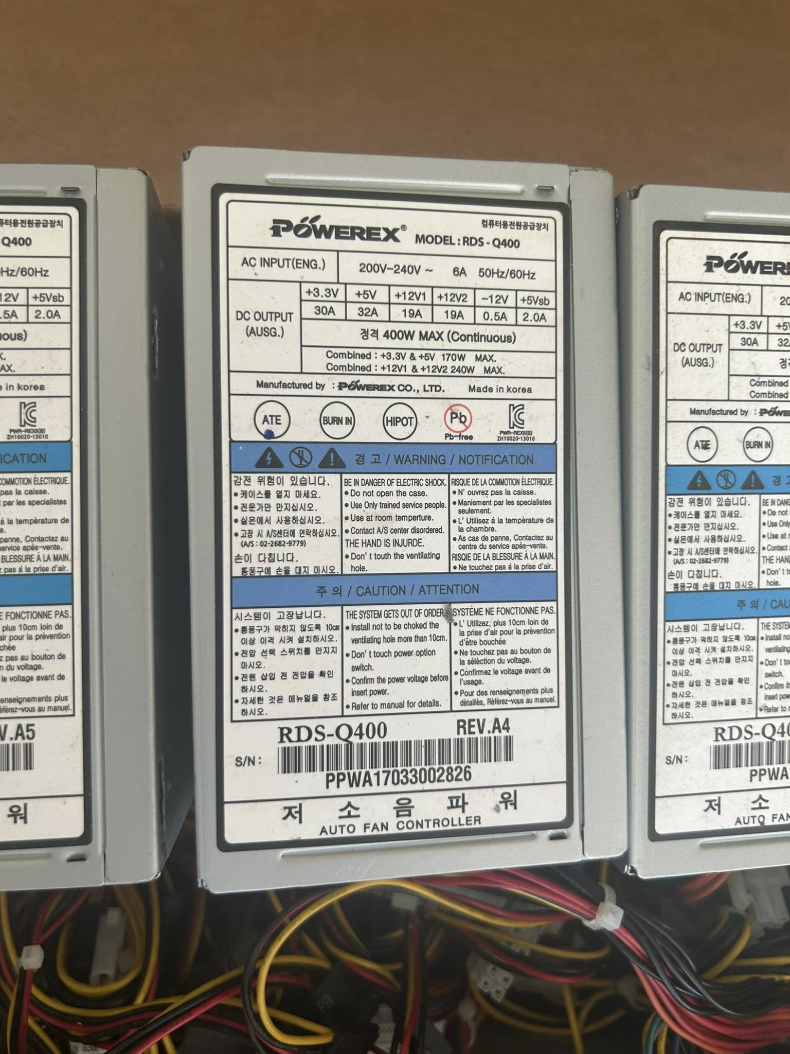 ➡️POWEREX Rex-Q400 400W Power Supply Unit Quick Specifications