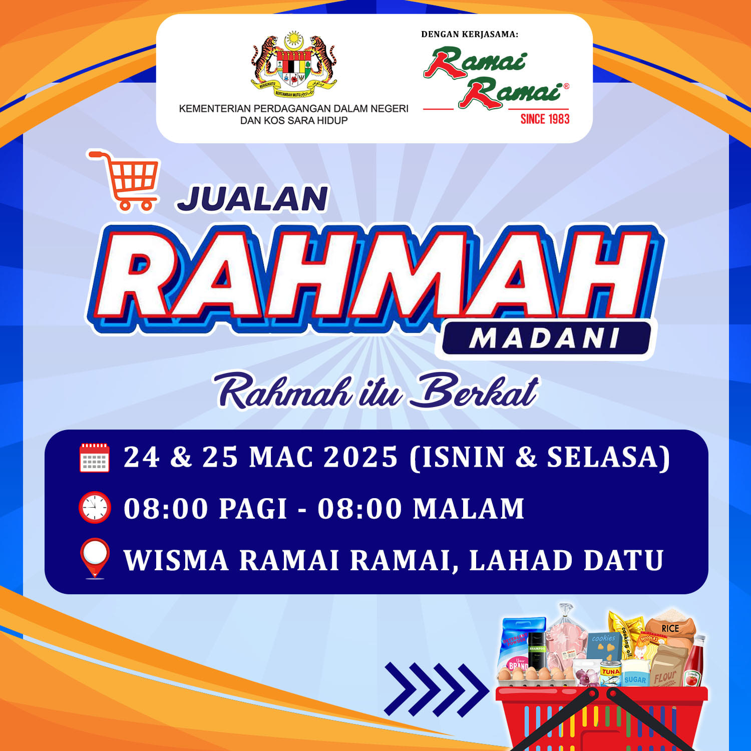 Ramai - 📢📢 𝐏𝐑𝐎𝐆𝐑𝐀𝐌 𝐉𝐔𝐀𝐋𝐀𝐍 𝐑𝐀𝐇𝐌𝐀𝐇 𝐌𝐀𝐃𝐀𝐍𝐈 - 𝐑𝐀𝐇𝐌𝐀𝐇 𝐈𝐓𝐔 𝐁𝐄𝐑𝐊𝐀𝐓 📢📢 Berita ...