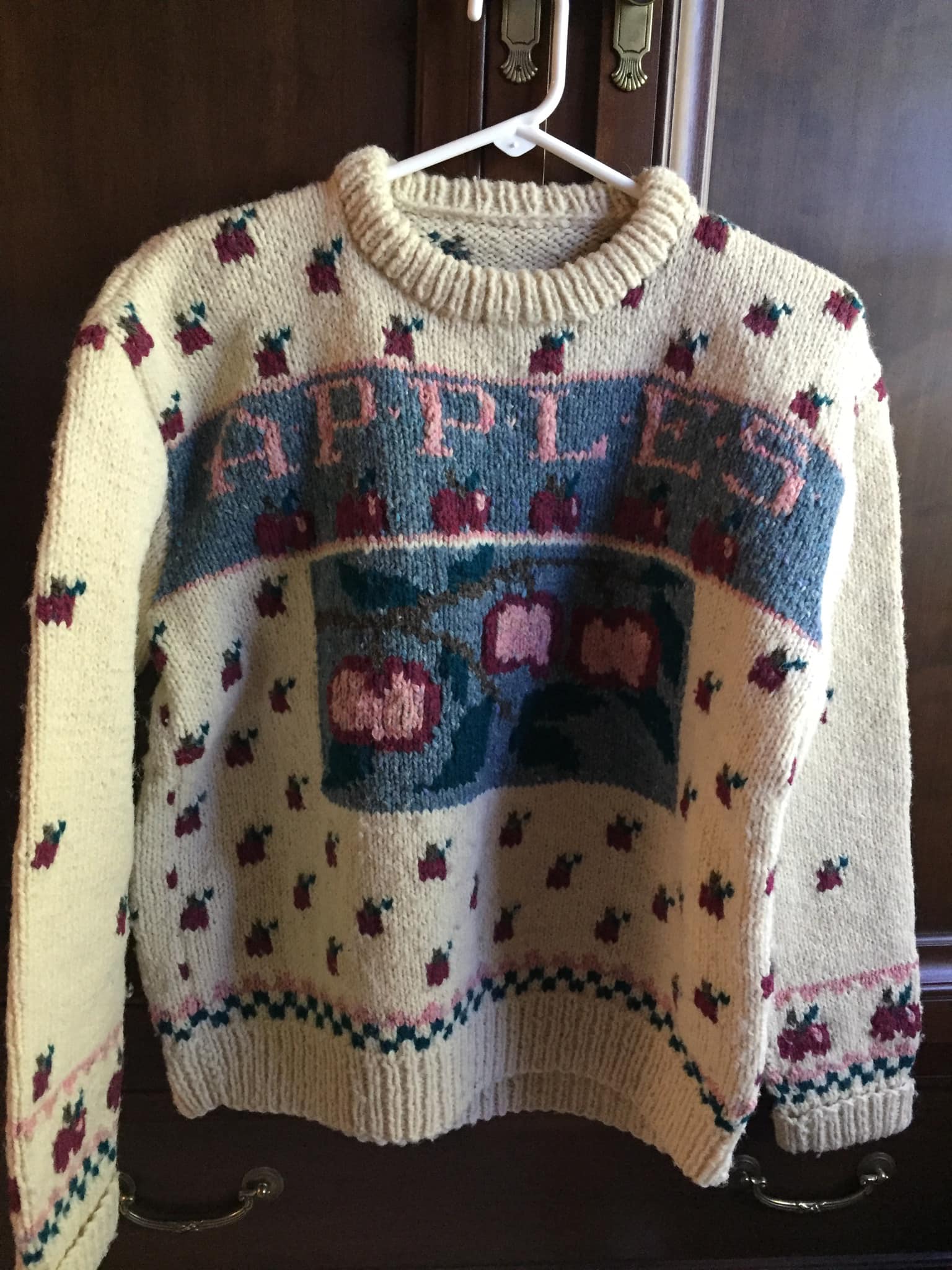 This sweater is from Maine island classics. Knit several years ago 