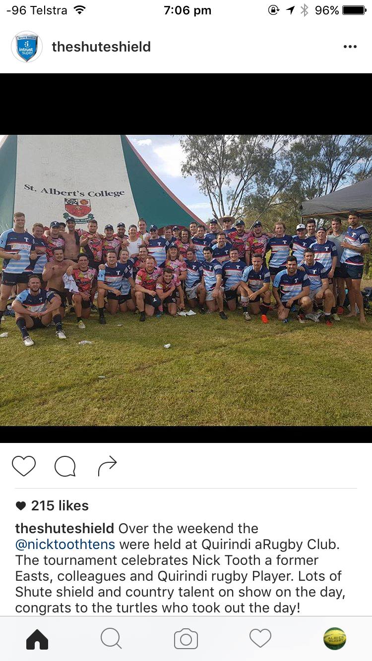 The Nick Tooth Tens competition in... - St Alberts Rugby Club | Facebook