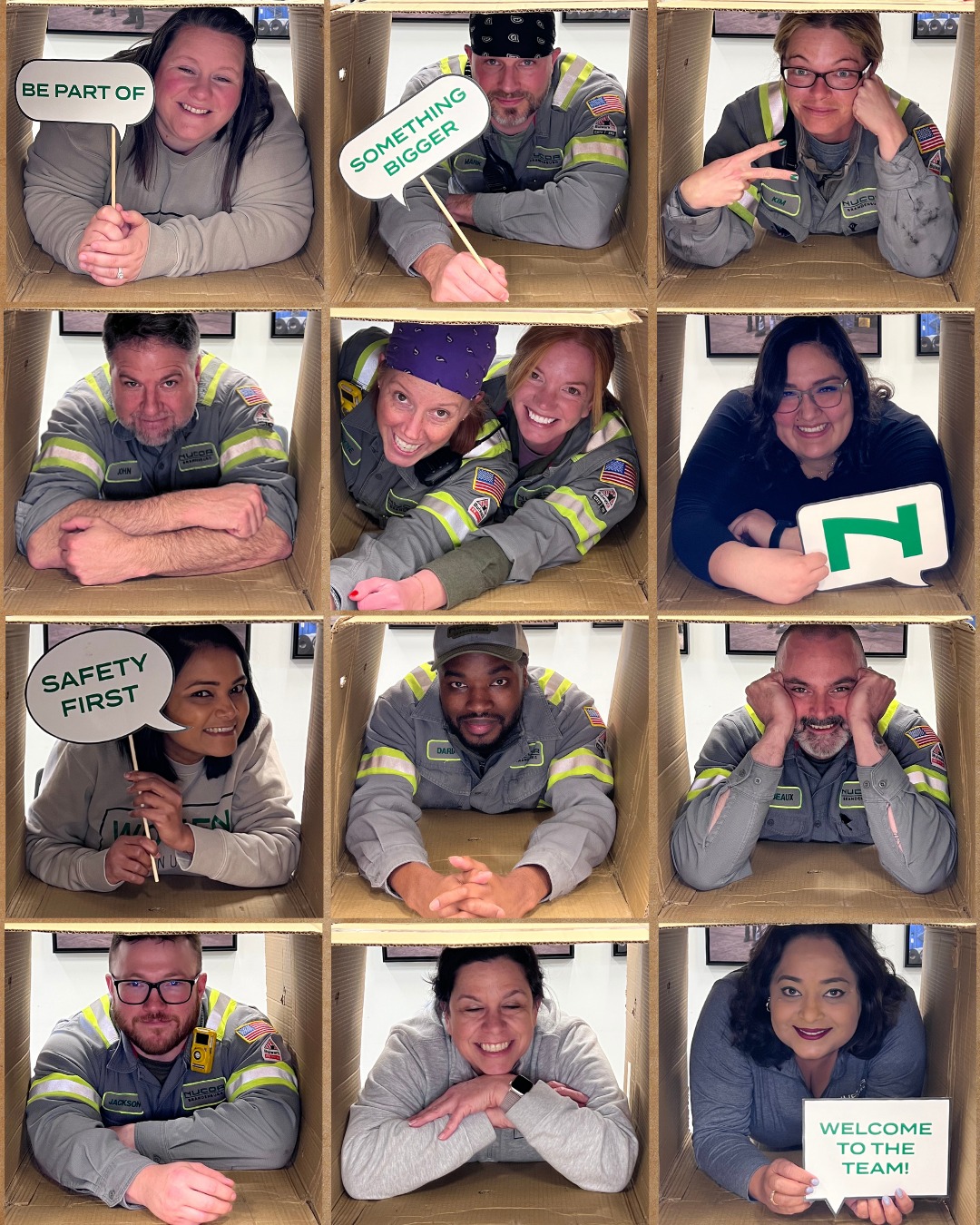 Nucor - Fresh out of the box and onto the team! 📦 We're... | Facebook