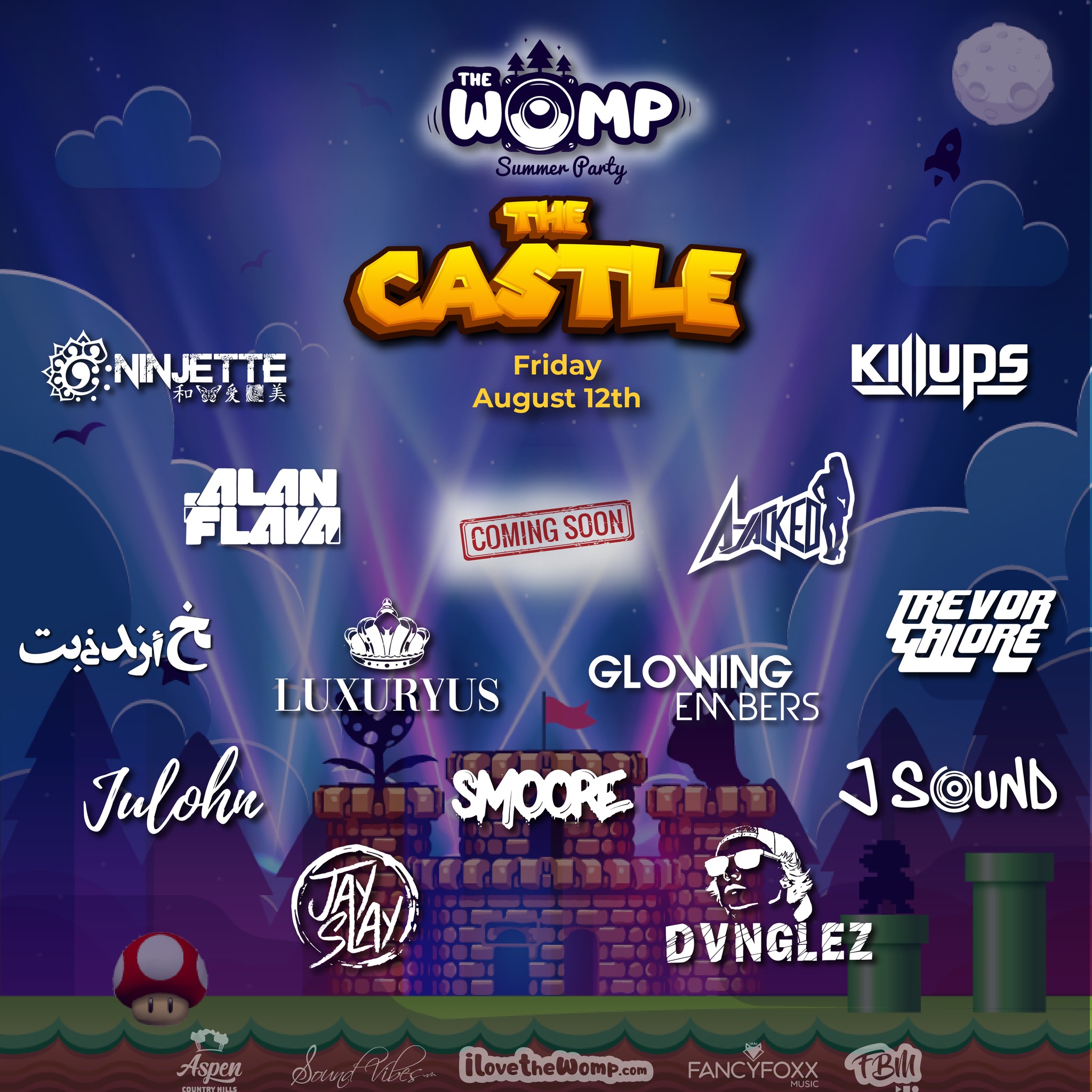 The Womp - 🚨CASTLE STAGE LINEUP ANNOUNCEMENT 🚨 The Womp... | Facebook