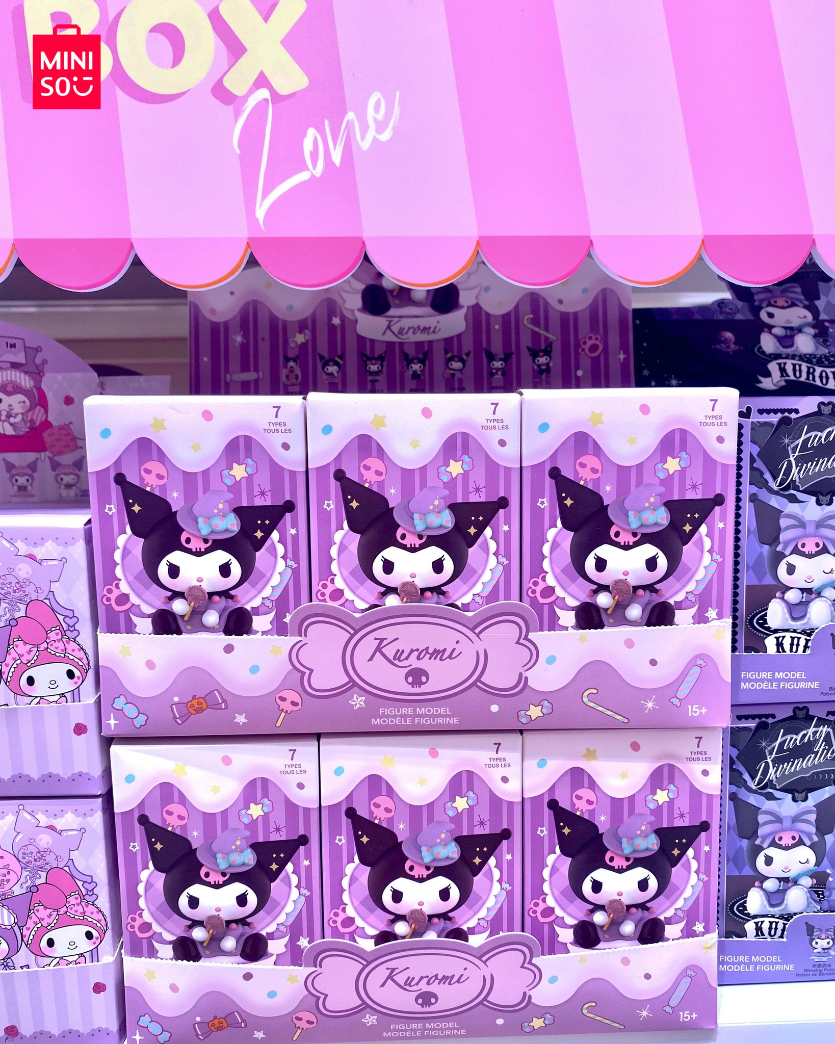 💜🍭Unbox the mischief with Kuromi! . . . #miniso #minisoblindbox