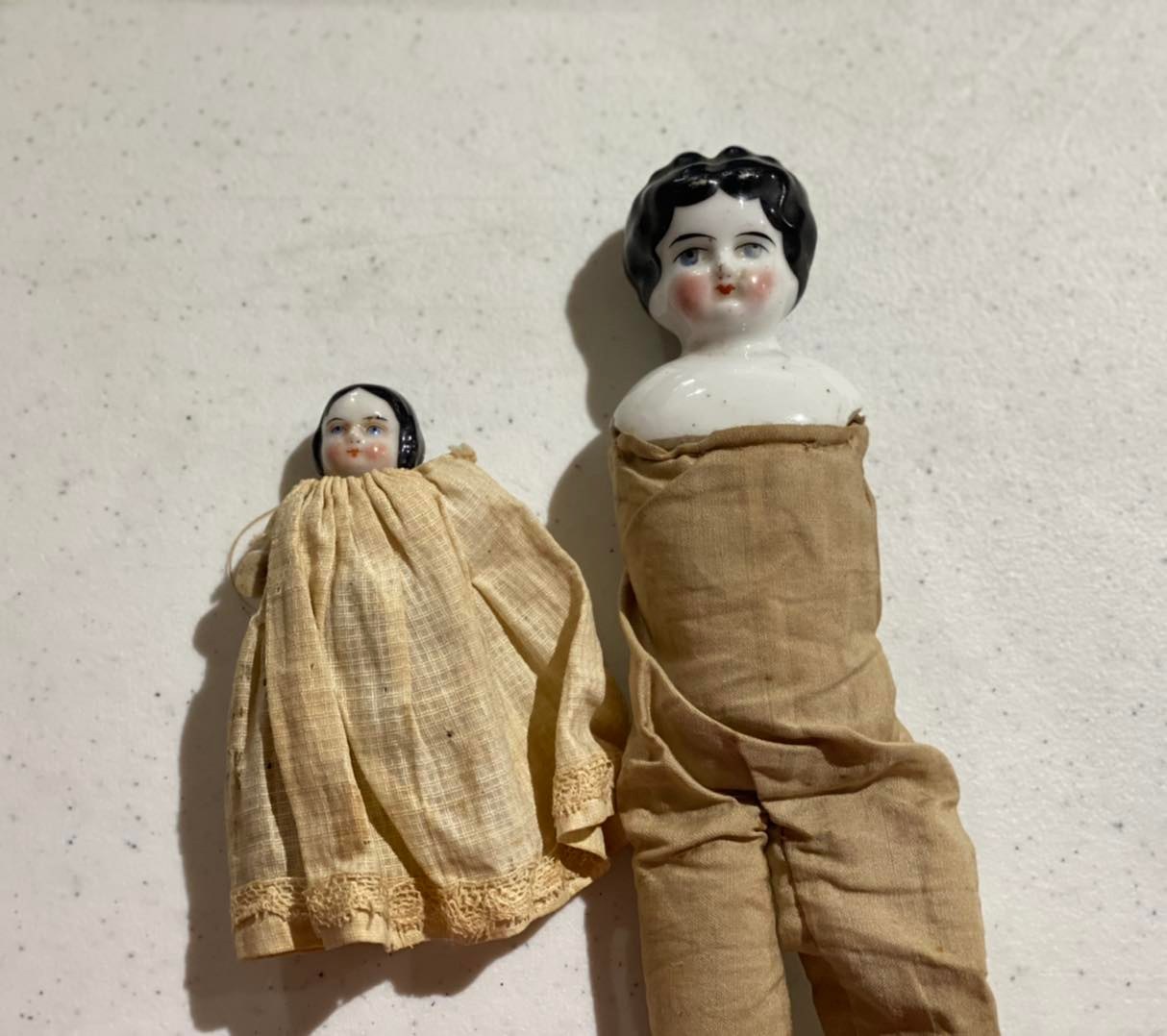 Are these German Hertwig bisque dolls originals or reproductions?
