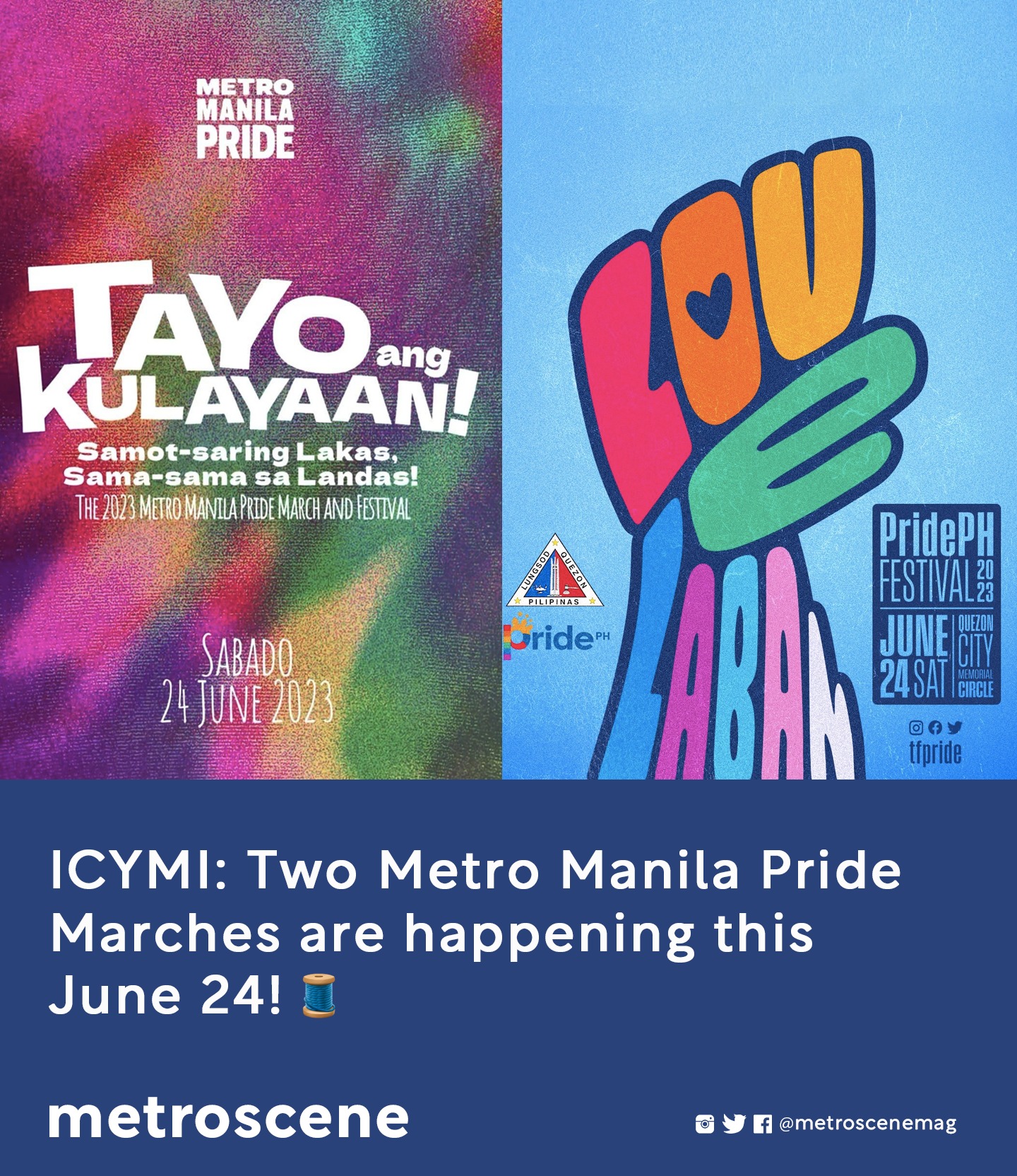 Metroscene Mag - Double the Color, Double the Pride!... | Facebook