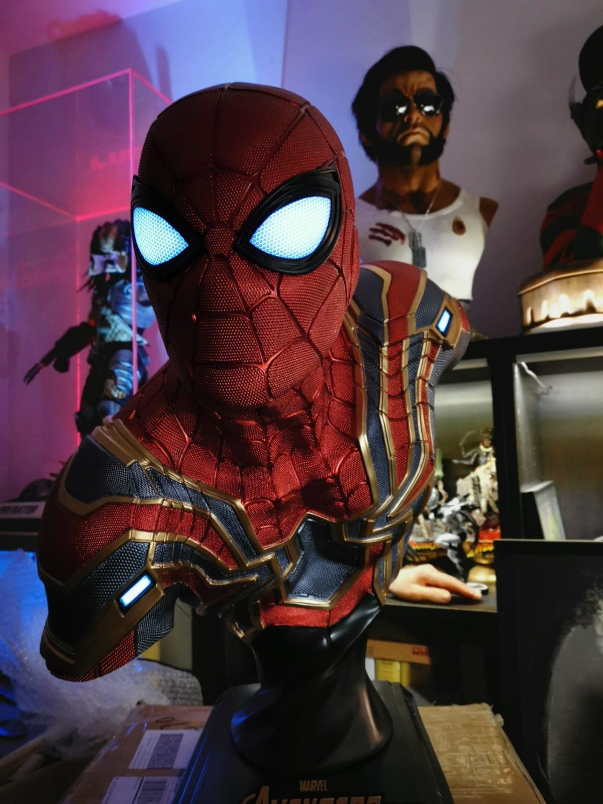 Sold! Queen Studios - Iron Spider-Man Life Size Bust