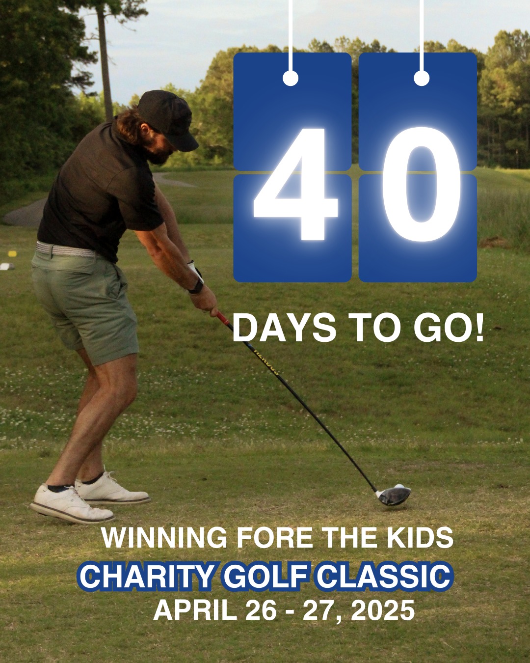 ⛳️ 40 Days to Go! ⛳️ We're just... - Winning Fore The Kids | Facebook
