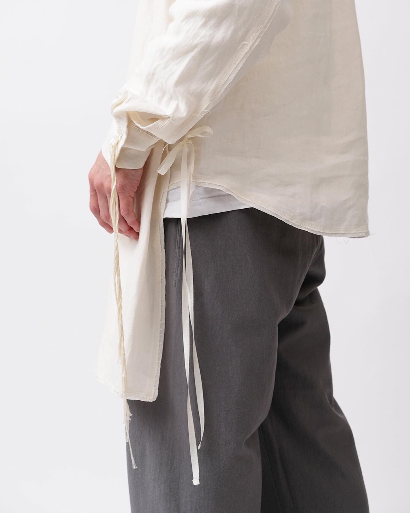 Midorikawa WINDING SHIRT [MID23SS-SH15] IVORY FREE ¥63,800 tax in 