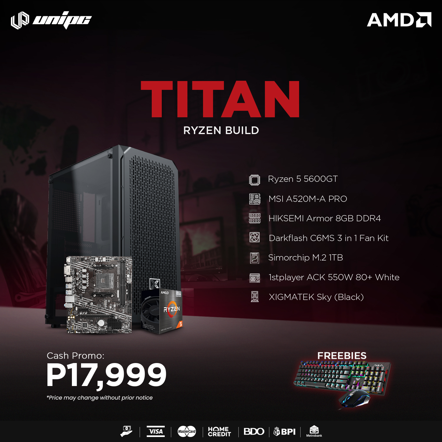 UniPC - Sulit na Ryzen 5 5600GT na build for your next office and light ...