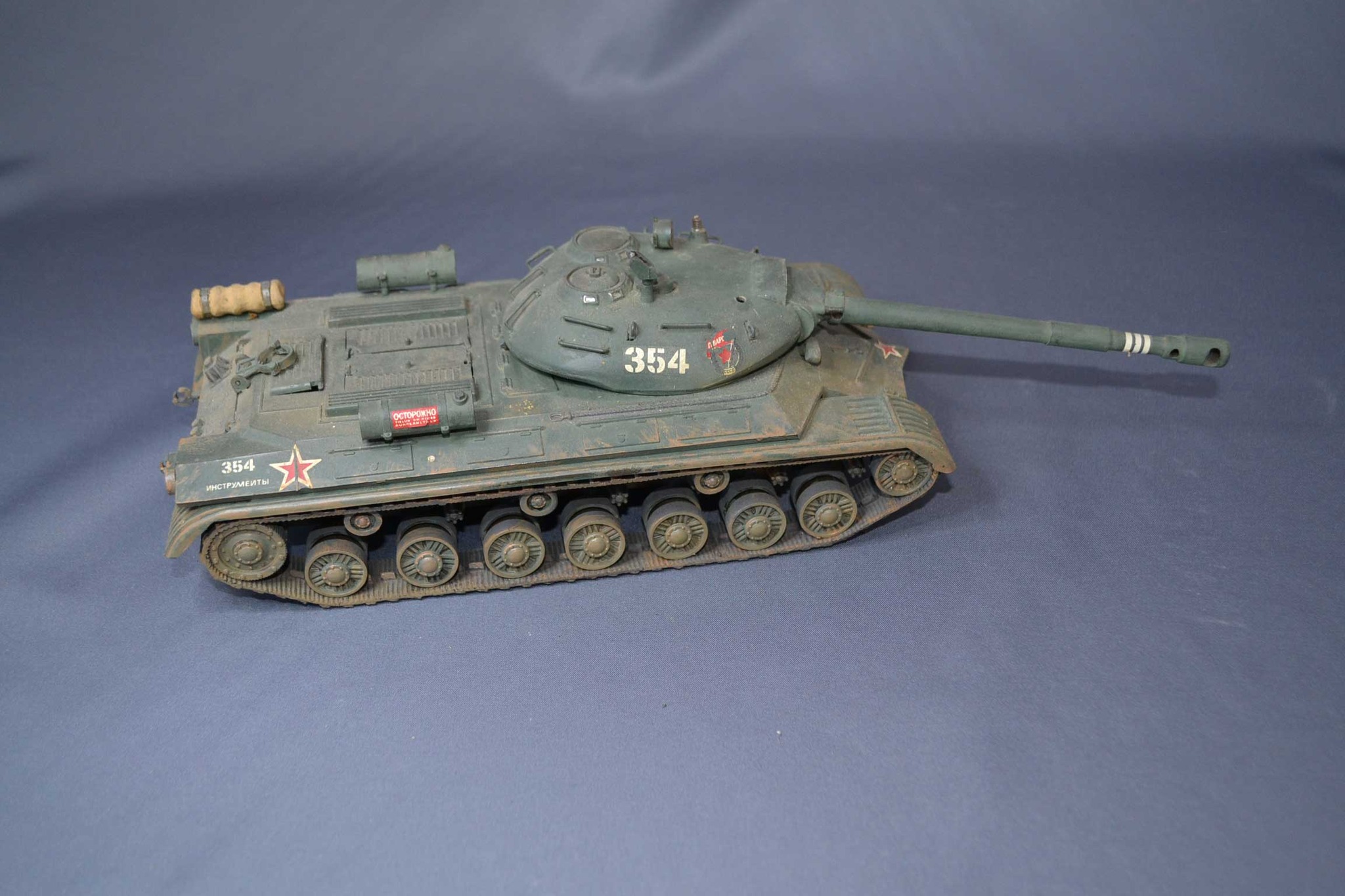 Vintage Tamiya T-10 JS III model from the 1970s
