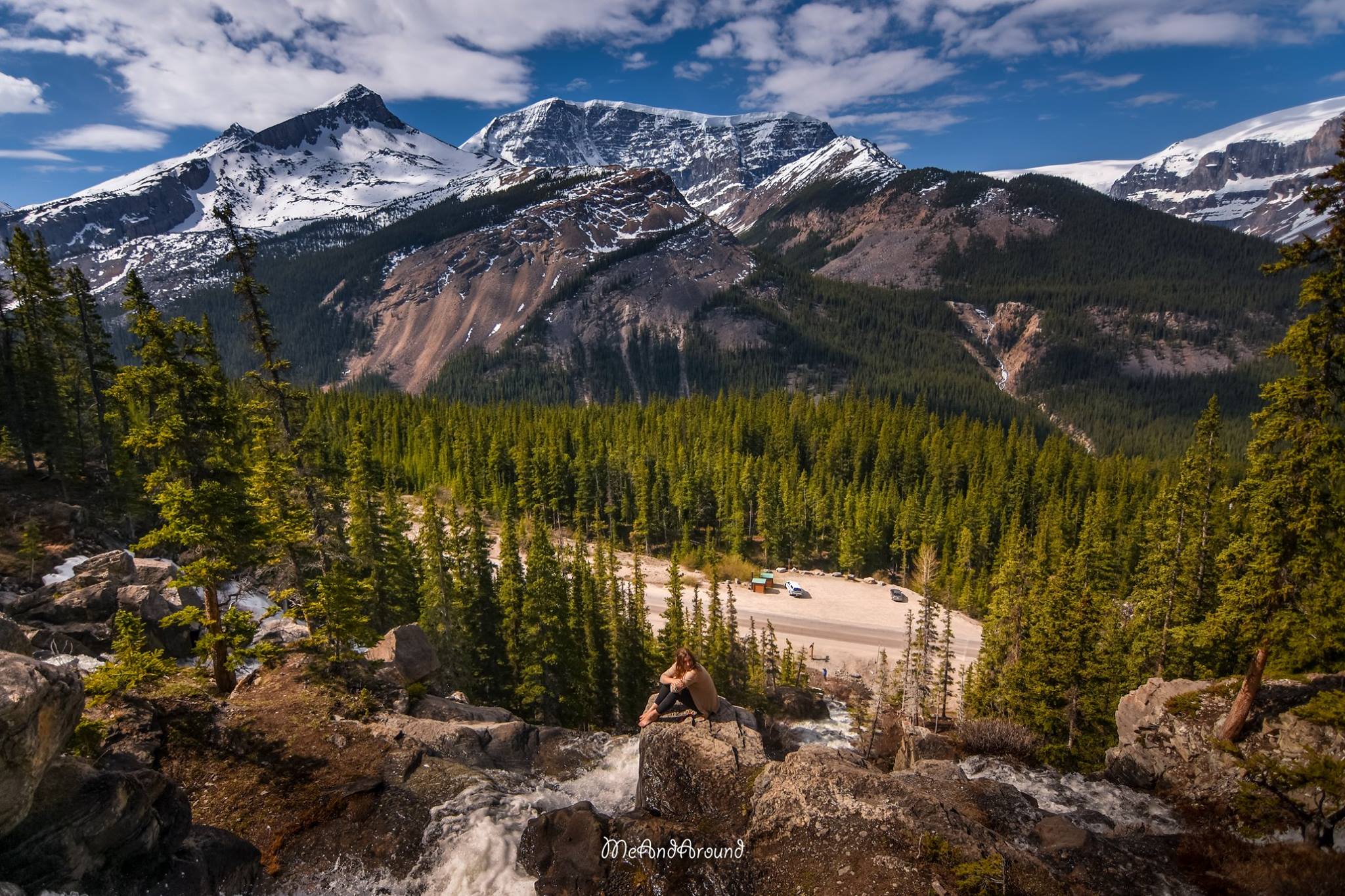 Me and Around - Tangle Falls, Alberta, Canada...