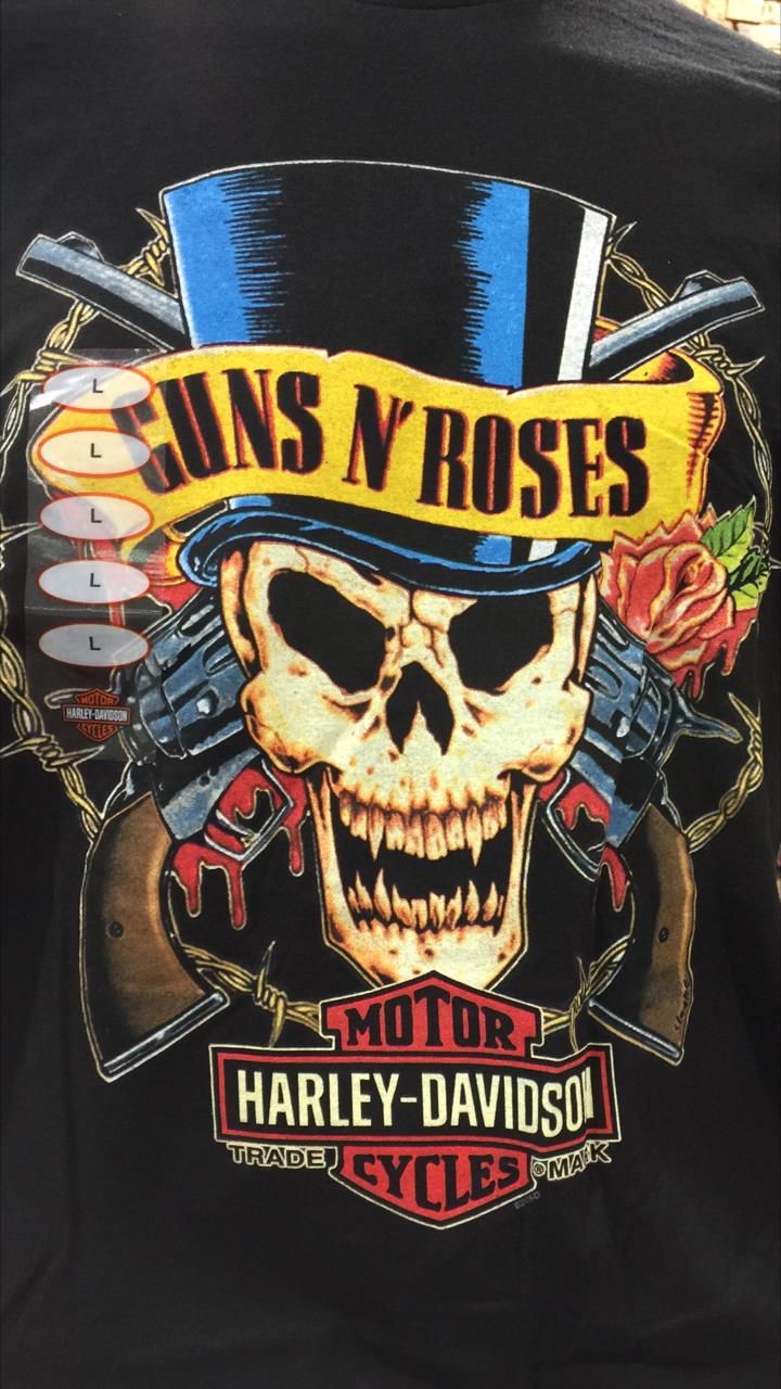 Harley-Davidson X Guns N' Roses collaboration shirts have arrived!