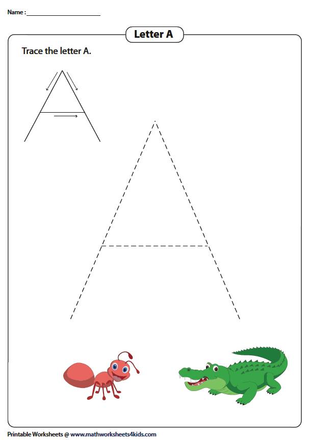 Make your A letter-perfect by... - Math Worksheets 4 Kids