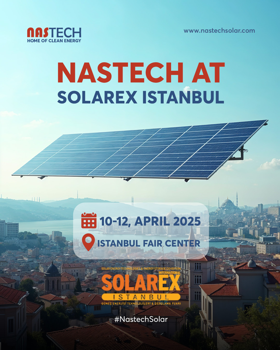 Nastech DMCC - Nastech is heading to Solarex Istanbul 2025! ☀️🇹🇷 Join ...