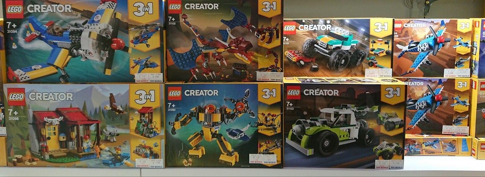 TOY WORLD 桃園春日 - ～樂高七折促銷～ ～CREATOR 3in1系列～ | Facebook