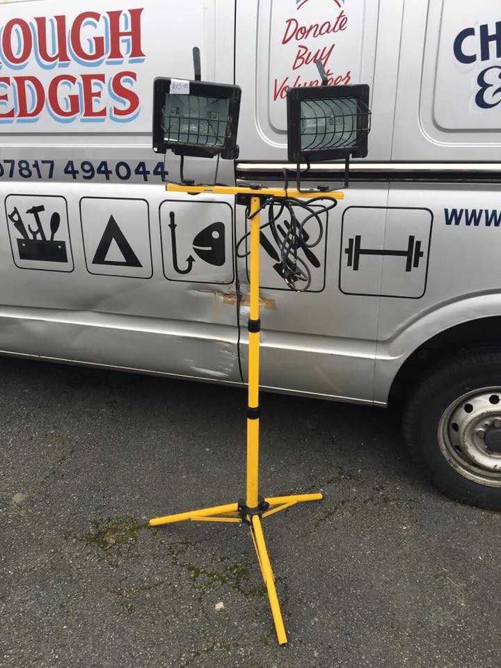 Rough Edges - Just in, a twin halogen light rig fully PAT...