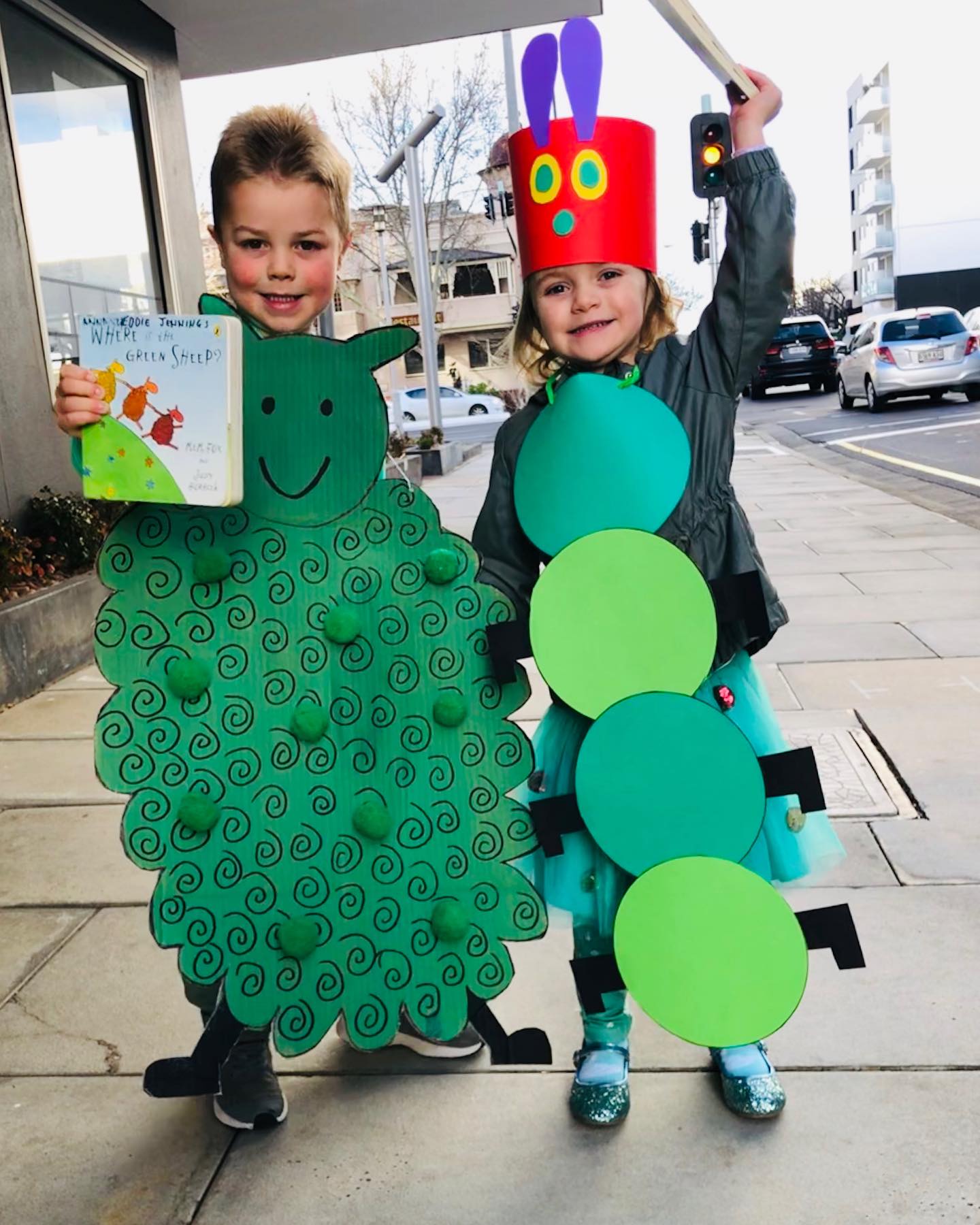 green sheep dress up If you've come across the big crowds at the Big W costume section lately, you'd know that it's Book Week! This is my 5th Book Week so, for something different and in bridal reception gown