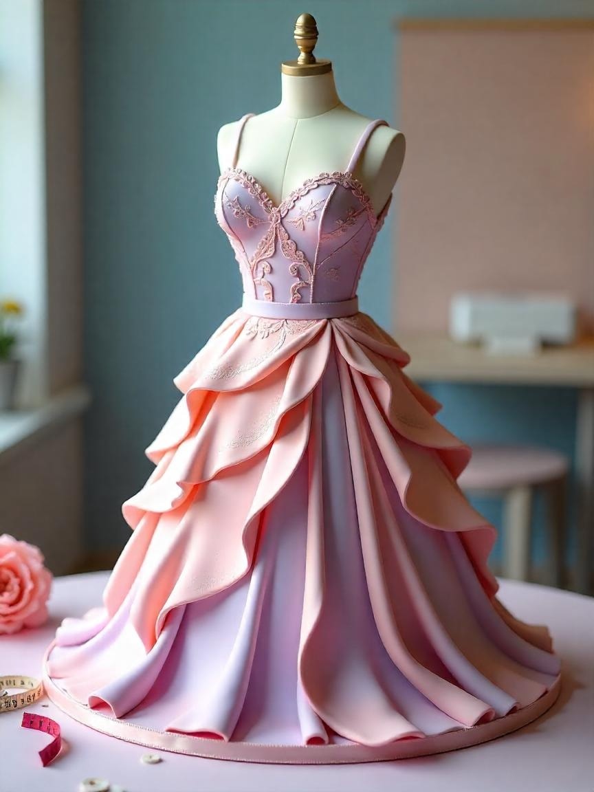 Cake - 🎂 Fashion Designer Cake Recipe Cake Base: 2 layers of moist ...